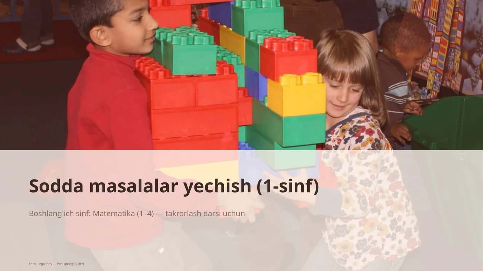 Sodda masalalar yechish (1-sinf) 1