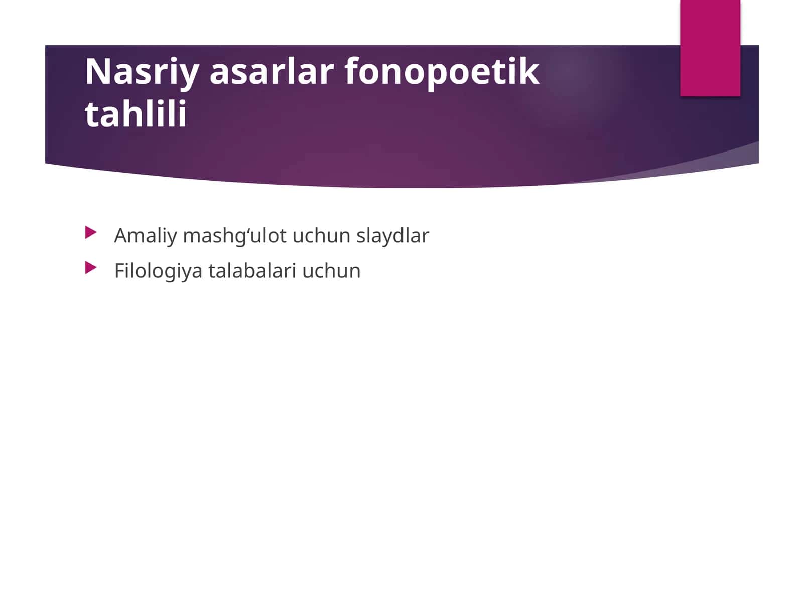 Nasriy asarlar fonopoetik tahlili 1