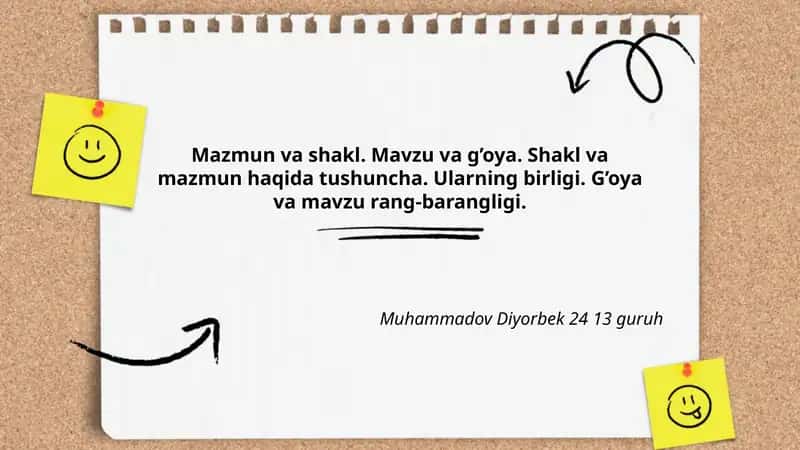 Mavzu va g‘oya 1
