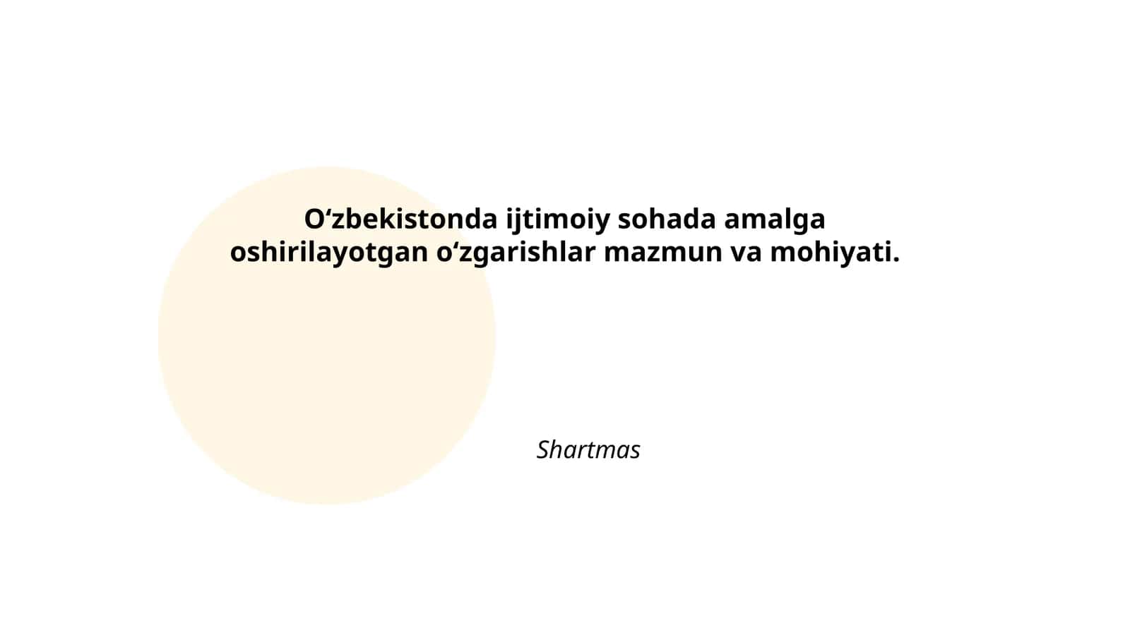 Ijtimoiy siyosatdagi islohotlar va ularning mazmuni 1