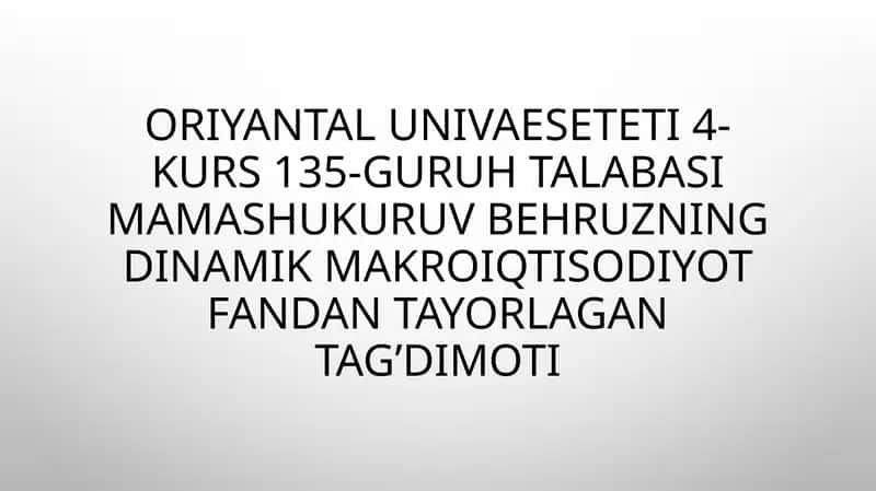 Inavatsiyalarningdinamikmodelari 1