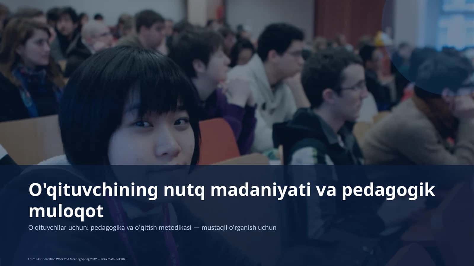 O'qituvchining nutq madaniyati va pedagogik muloqot 1