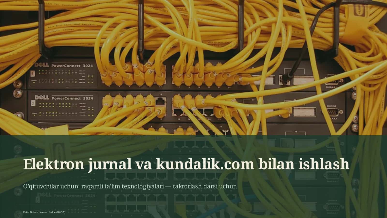 Raqamli ta'lim texnologiyalari takrorlash darsi 1