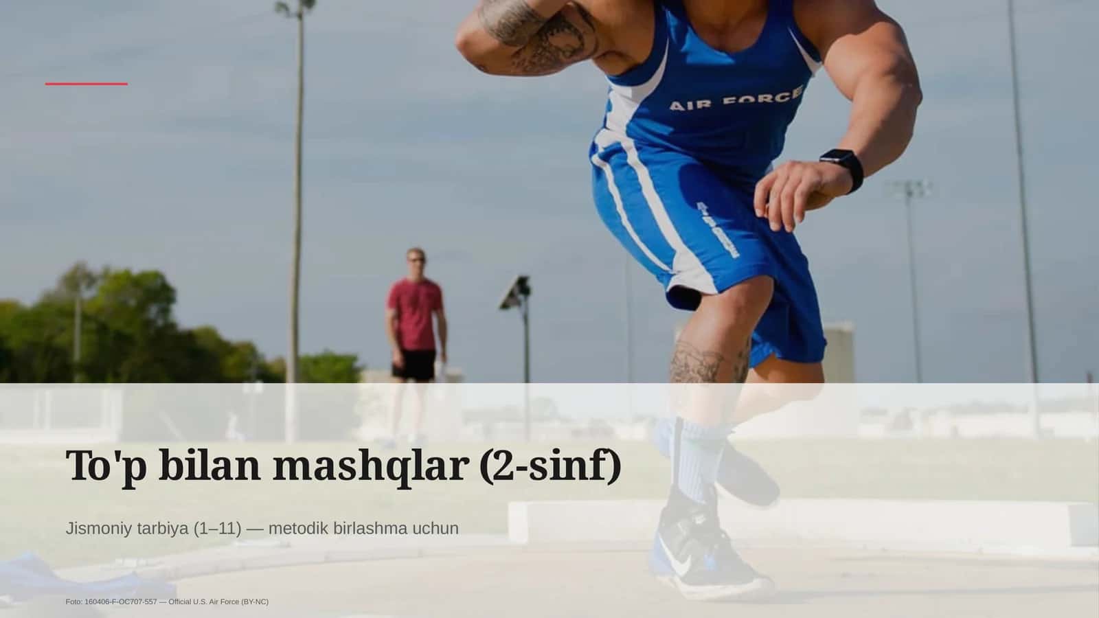 To'p bilan mashqlar (2-sinf) 1