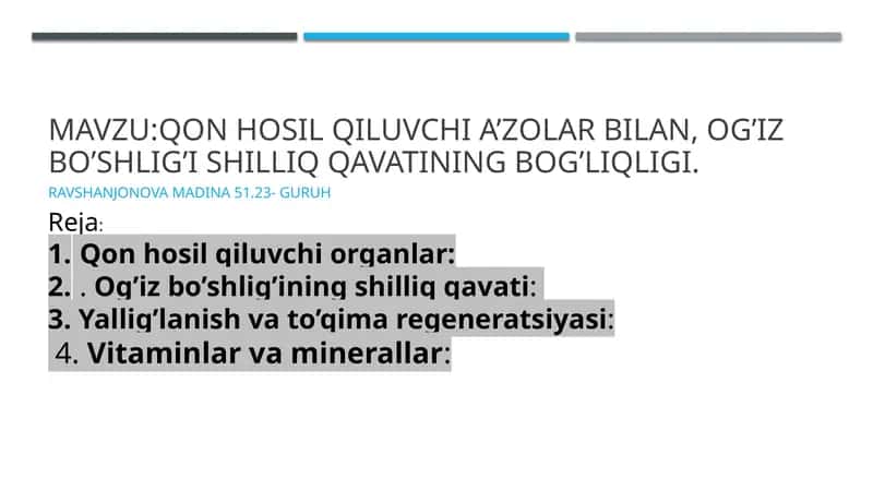 Og'iz bo'shlig'ining shilliq qavati 1