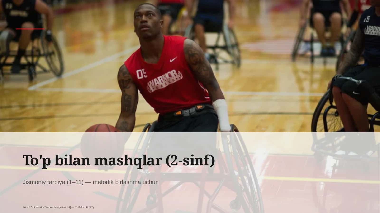 To'p bilan mashqlar (2-sinf) 1