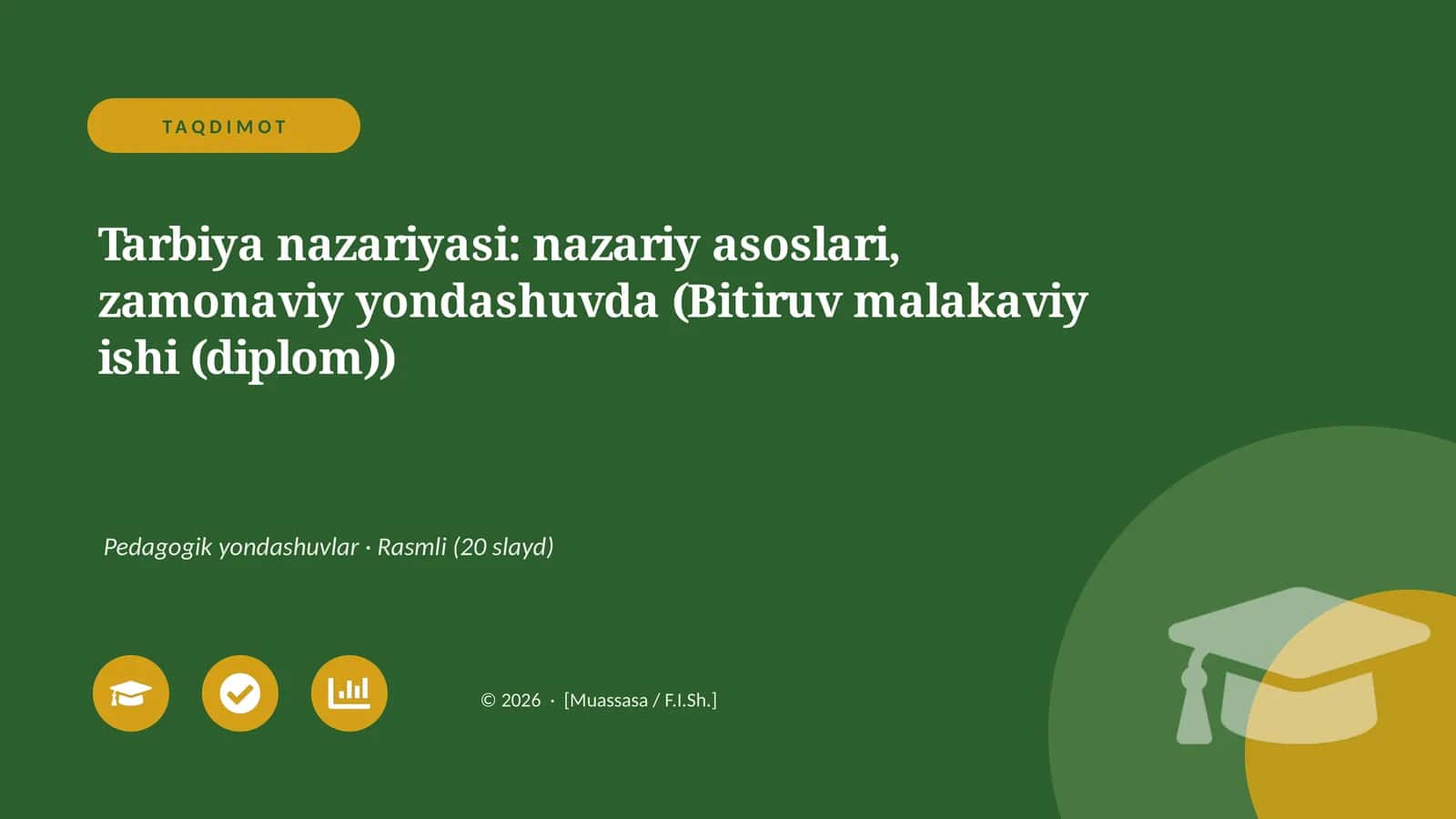 Tarbiya nazariyasi 1
