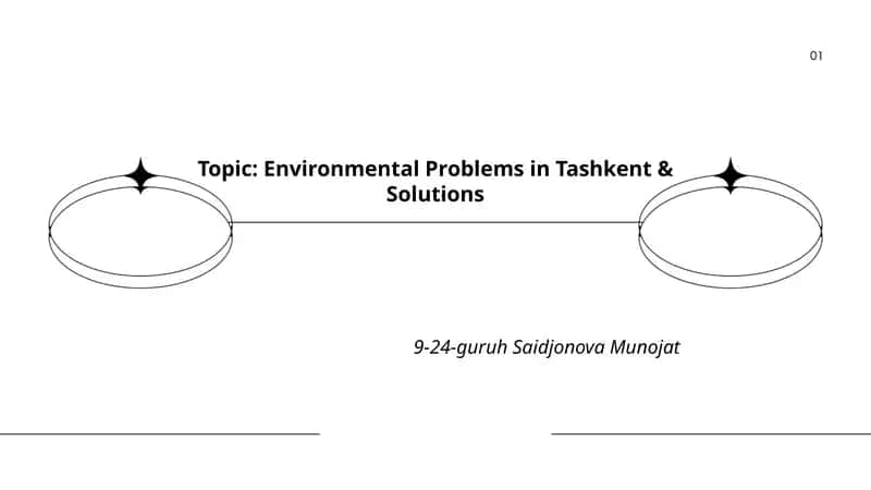Environmental Problems in Tashkent & Solutions 1
