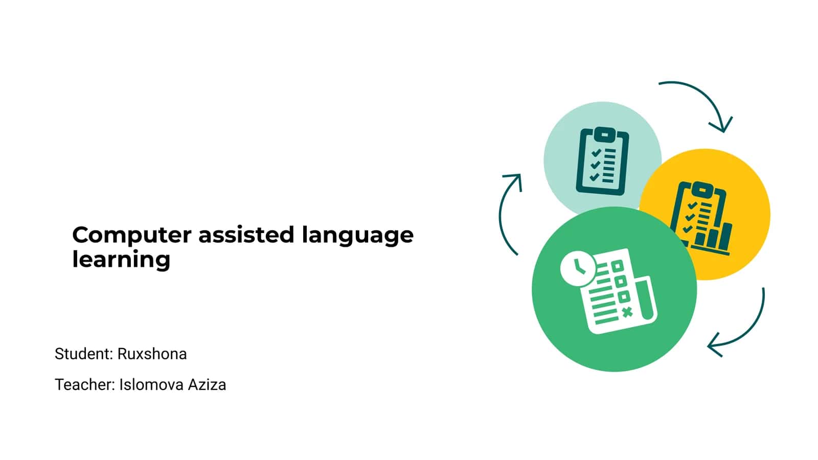 Computer Assisted Language Learning 1