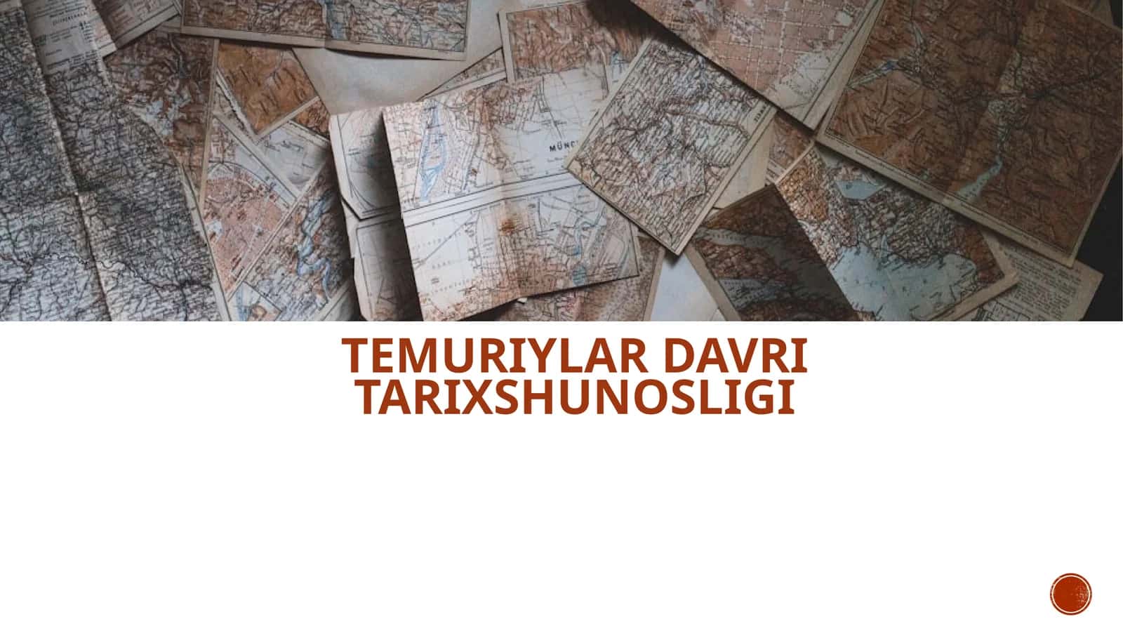 TEMURIYLAR DAVRI TARIXSHUNOSLIGI 1