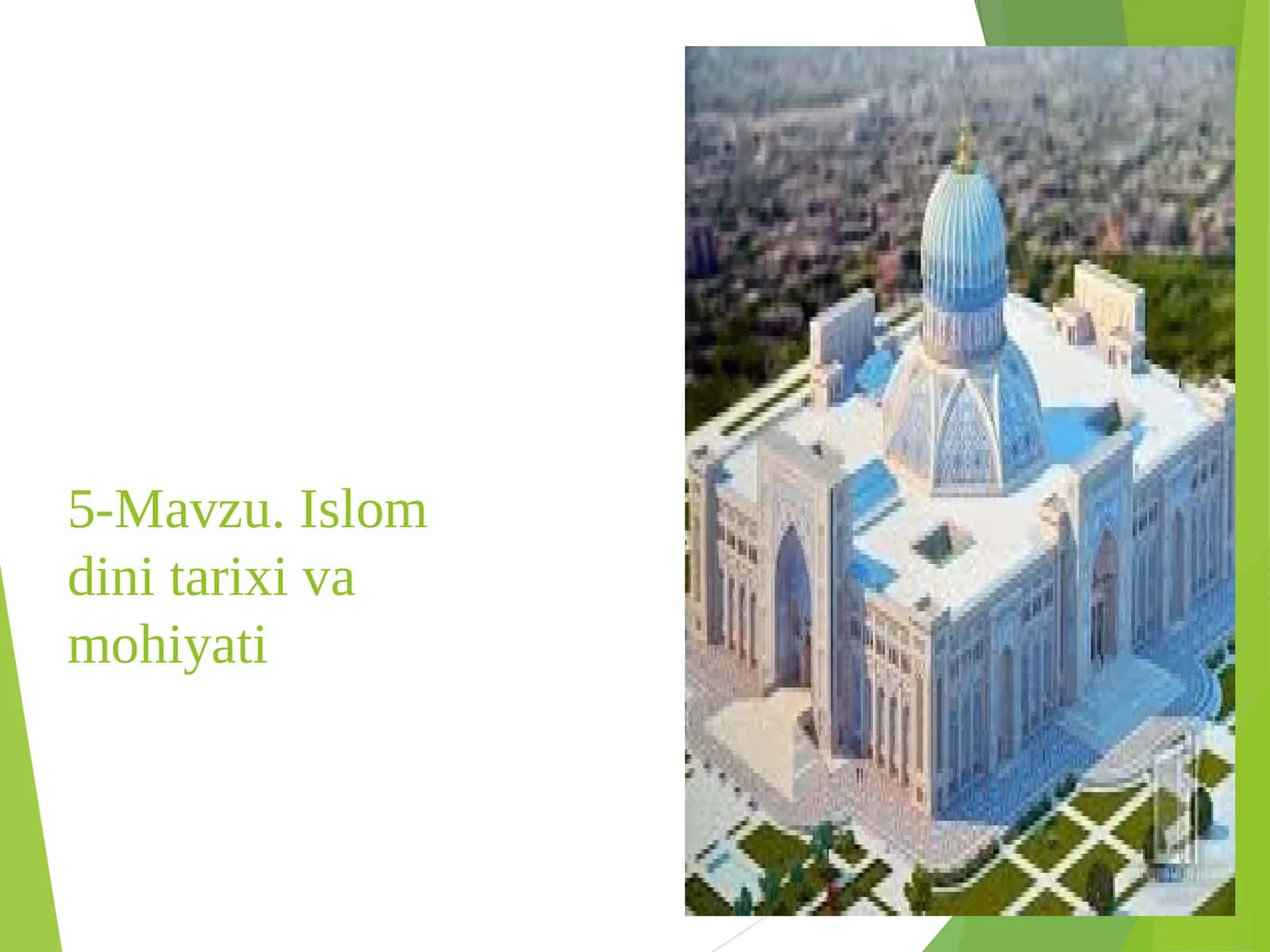 Islom dinitarixi va mohiyati 1