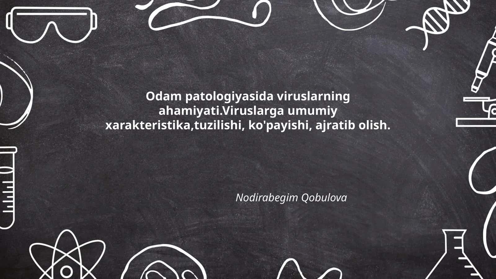 Viruslarning ta'rifi 1
