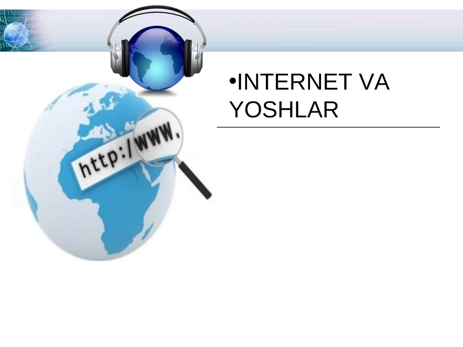 INTERNET VA YOSHLAR 1