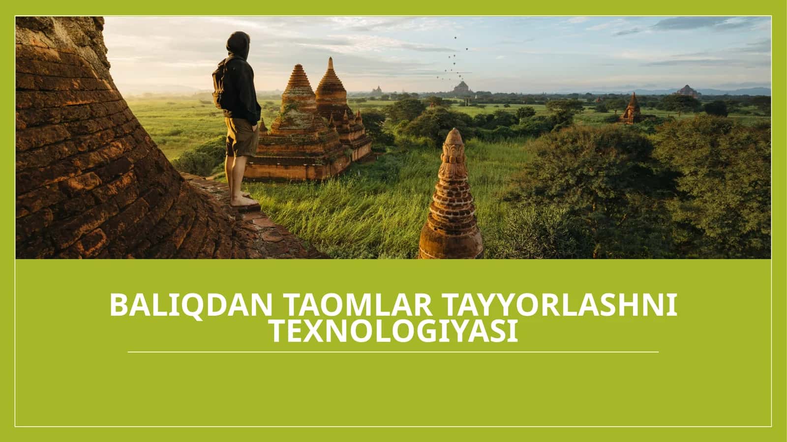 Baliq dantao'mlari tayyorlash texnologiyasi 1