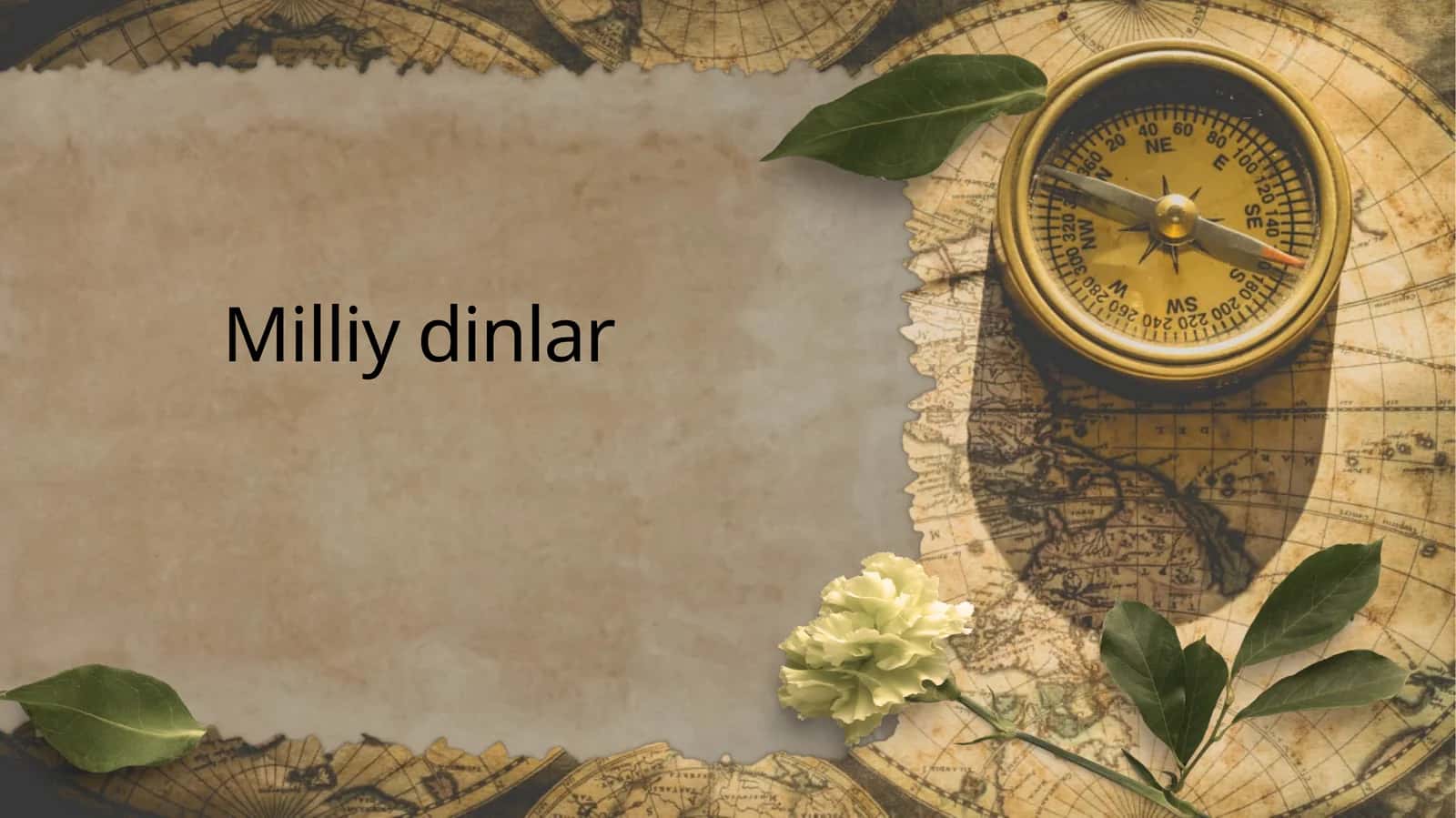 Milliy Dinlar 1