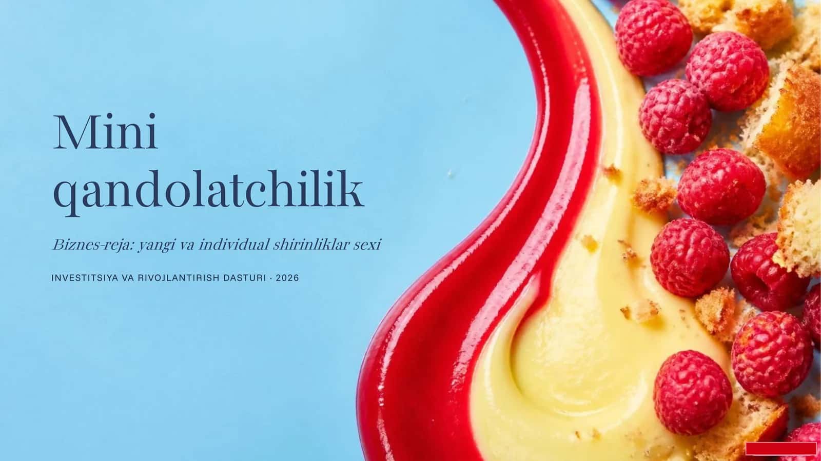 Mini qandolatchilik 1