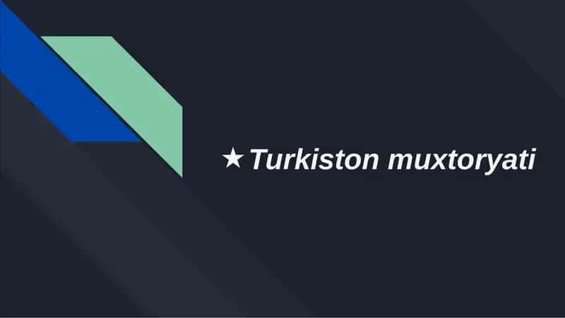 Turkiston muxtoryati 1