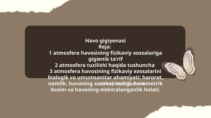 Havo gigiyenasi 1