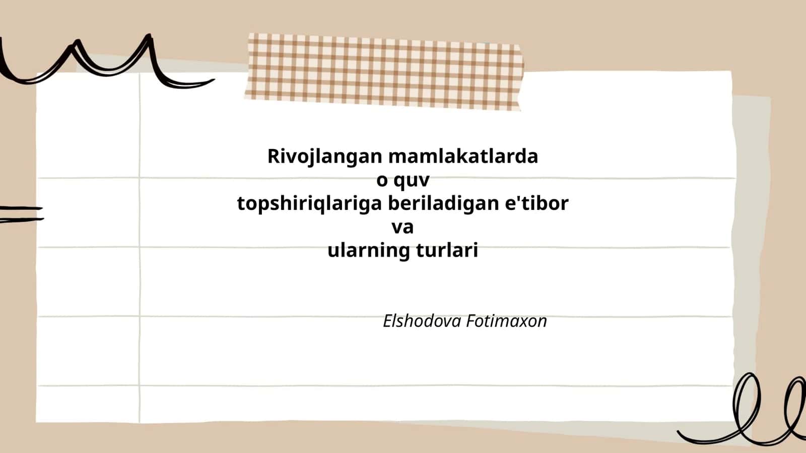 Rivojlangan mamlakatlarda o'quv dasturlarining turlari 1