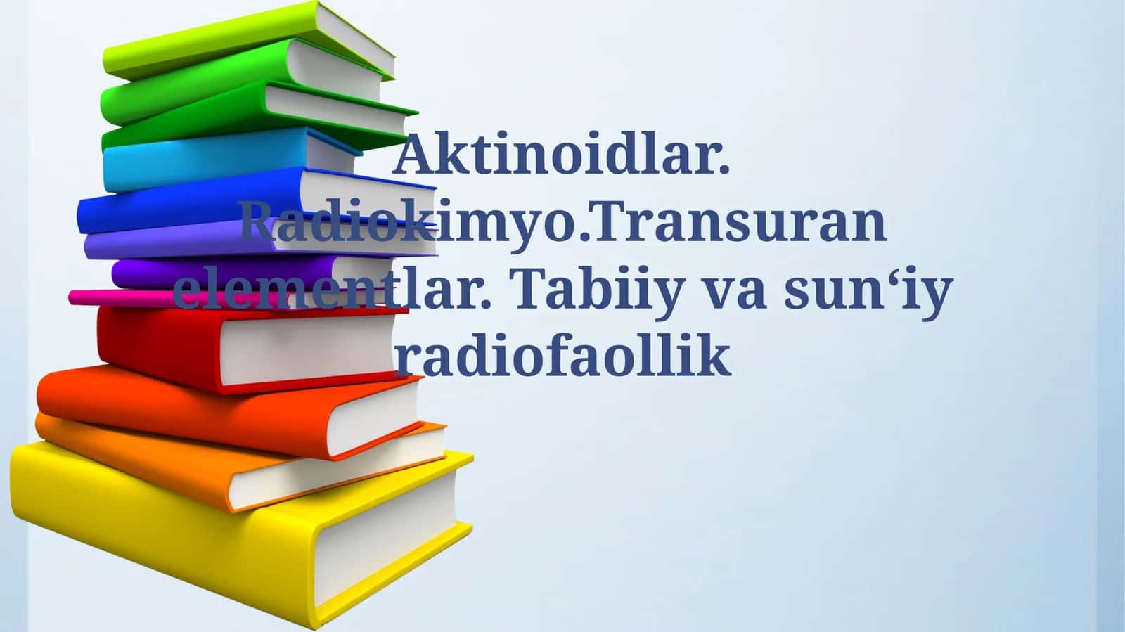 Aktinoidlar 1