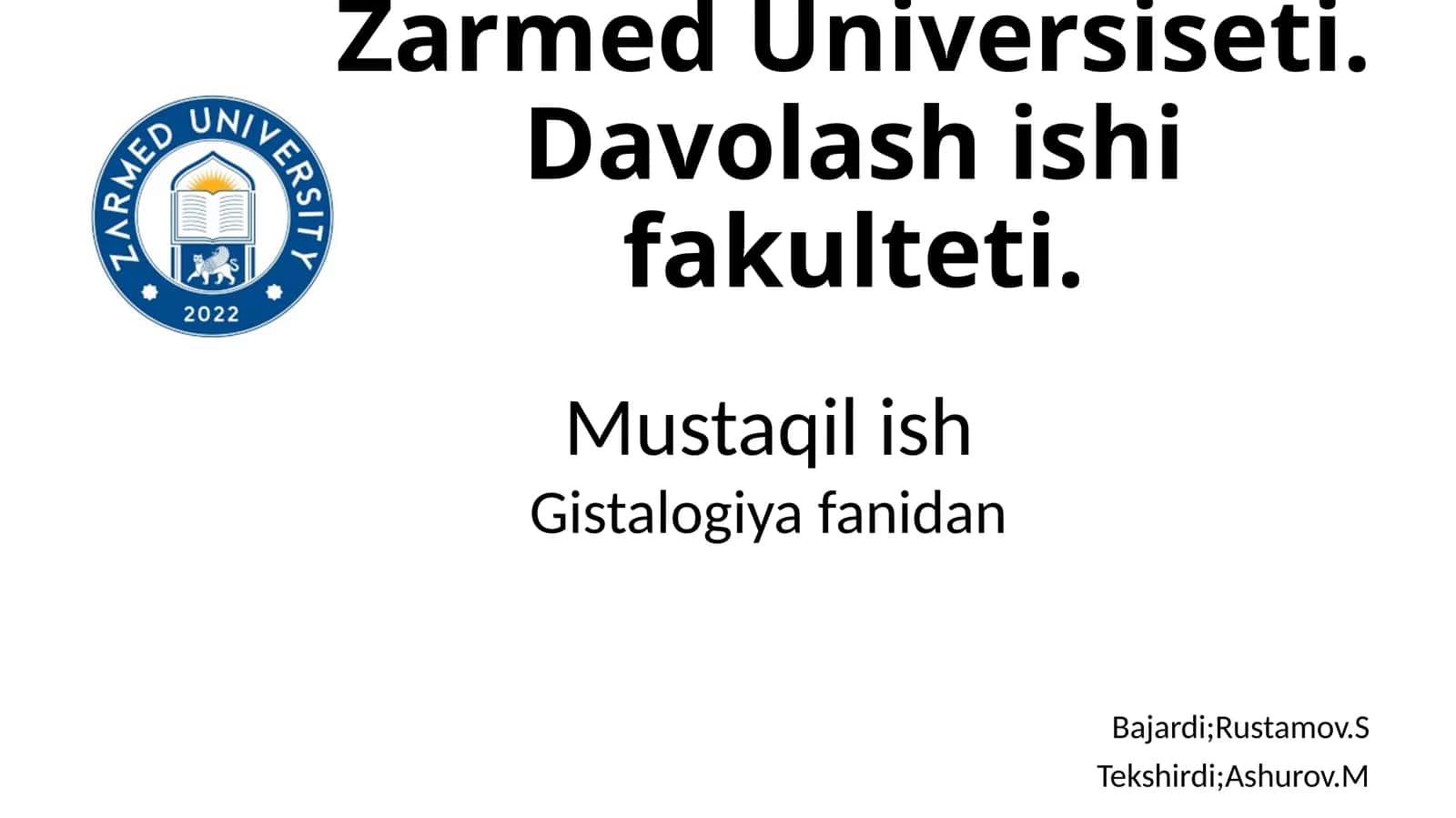 Terining turlikasalliklari va gelmentozalar 1