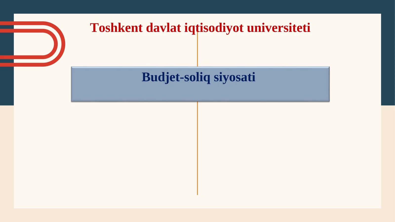 Budjet-soliq siyosati 1
