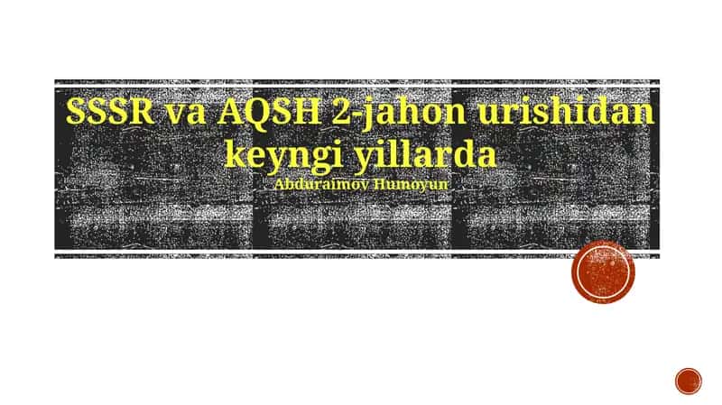 Sovuq urush 1