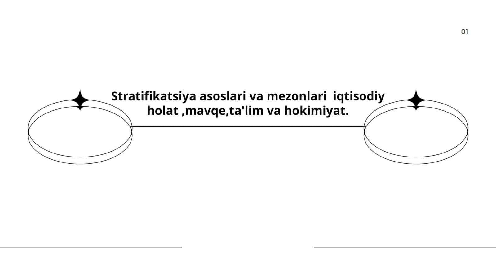 Stratifikatsiya asoslari va mezonlari 1
