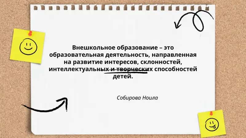 Внешкольное образование 1