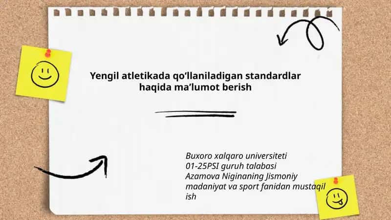 Yengil atletika standardlari 1