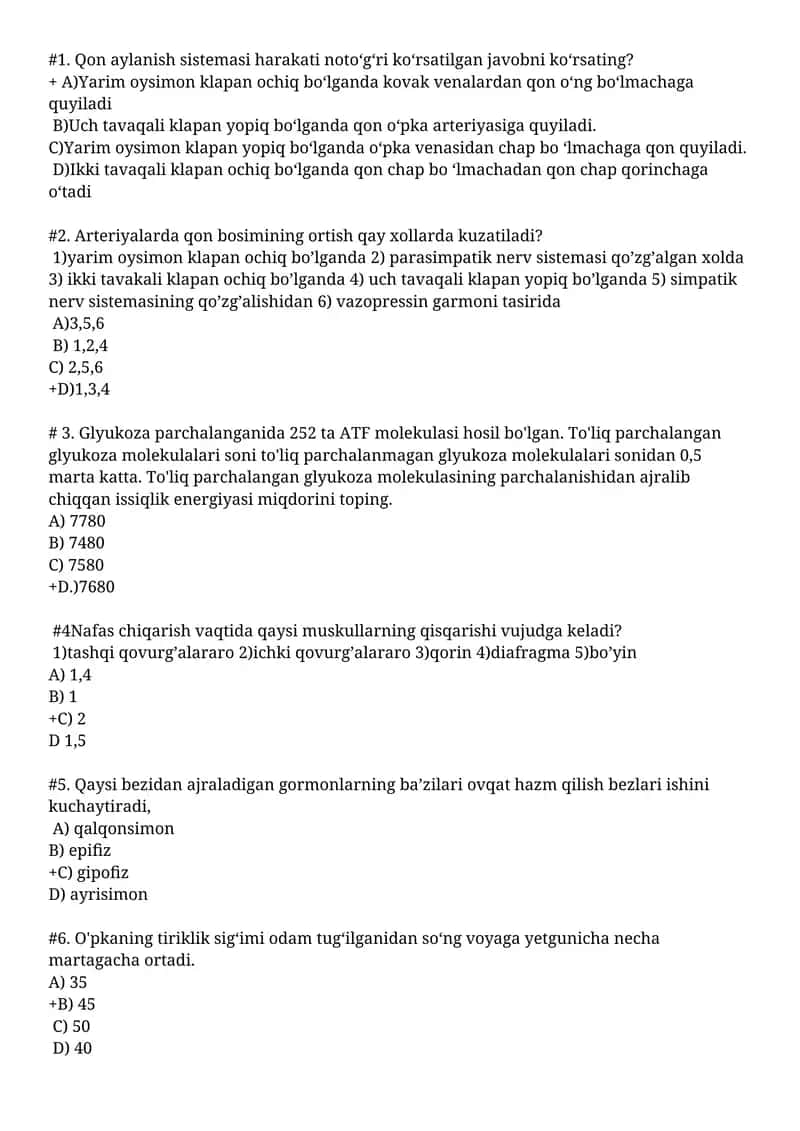 Qon aylanish sistemasi 1