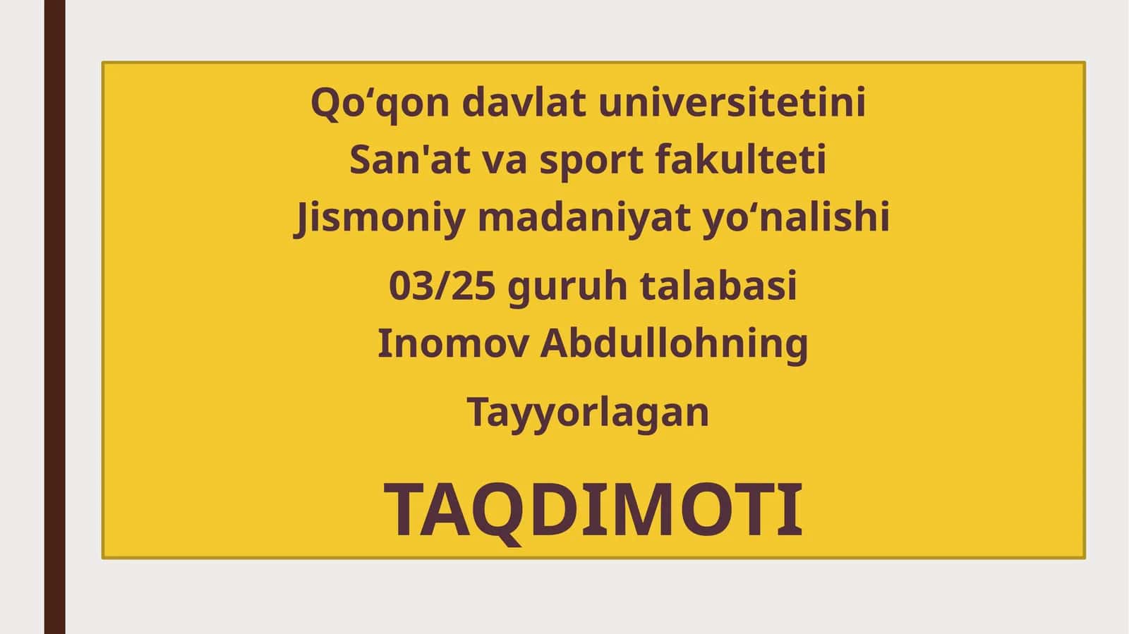 [VOLEYBOL O‘YININING TARIXI, KELIB CHIQISHI, OLIMPIYA O‘YINLARIGA KIRITILISHI VA TEXNIKASI] 1