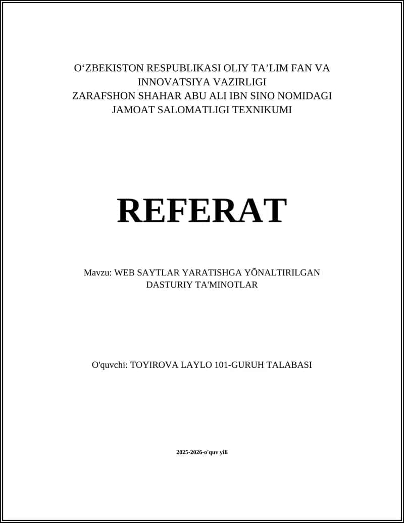 Kontent boshqaruv tizimlari (CMS) 1
