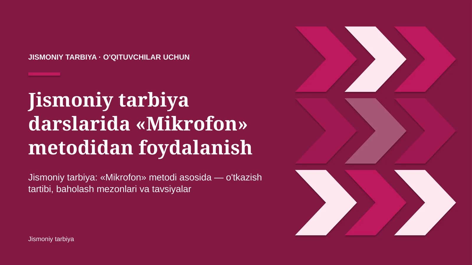 jismoniy tarbiya darslarida mikrofon metodidan foydalanish 3812 1