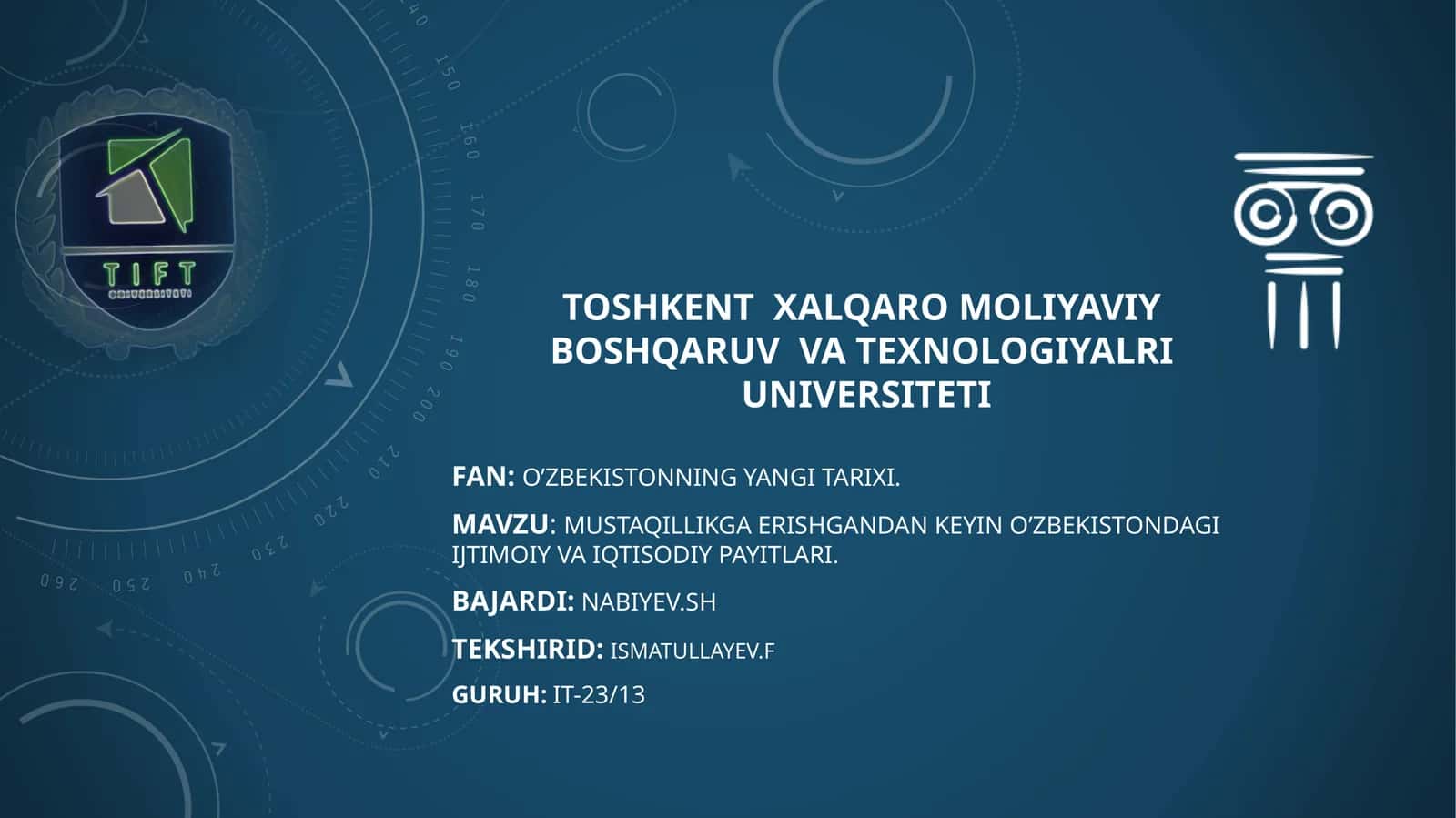 O’zbekistonningyangitarixi 1