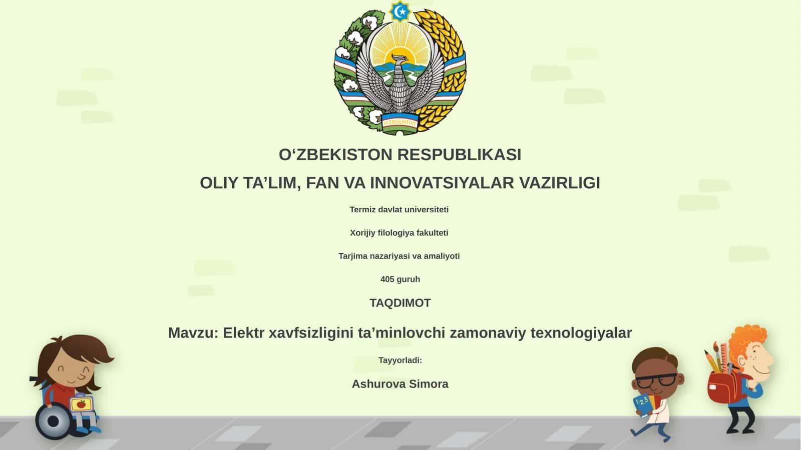 Zamonaviy elektr xavfsizligini taʼminlovchi zamonaviy texnologiyalar 1