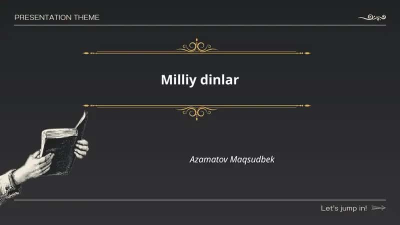 Milliy dinlar 1