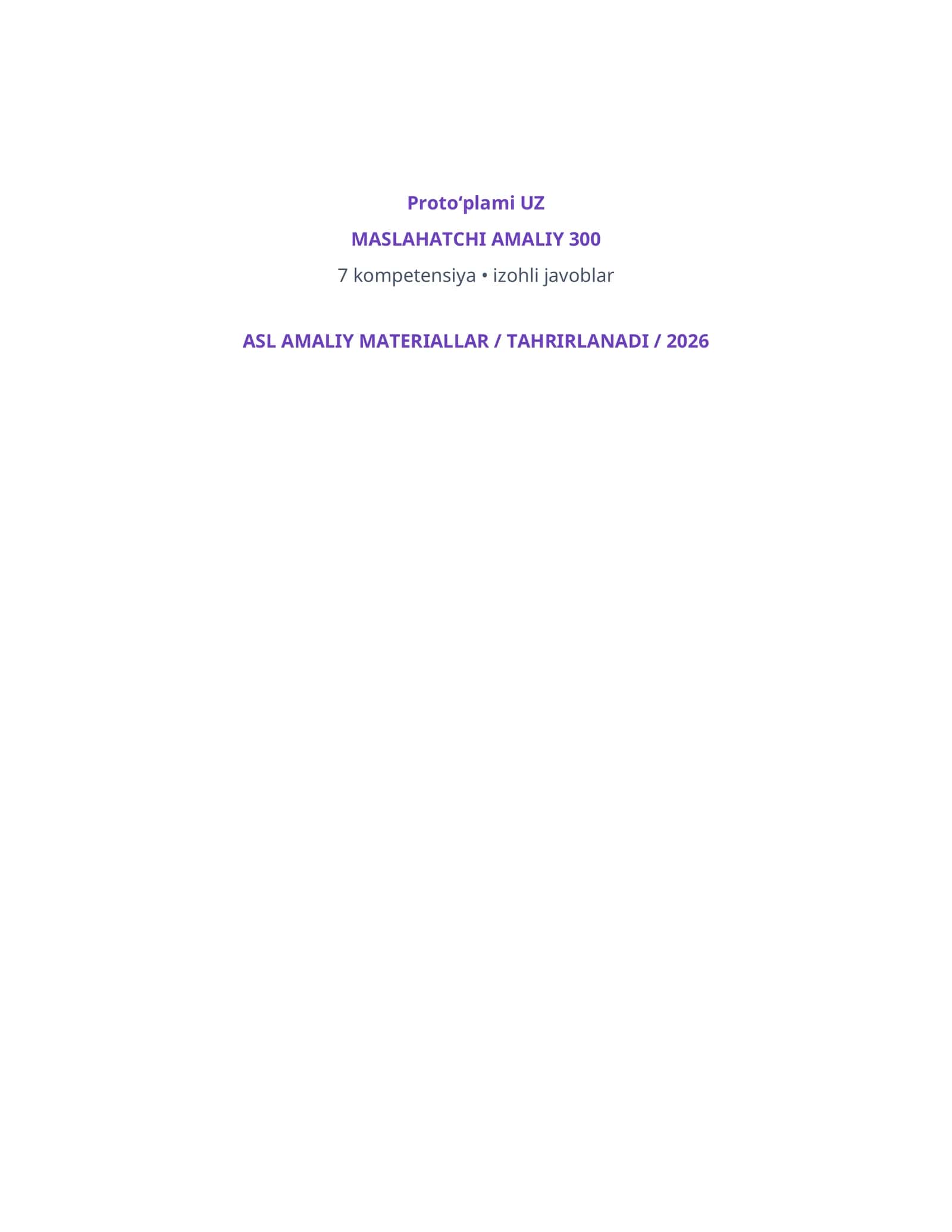 Maslahatchi Amaliy Testlari 300 1