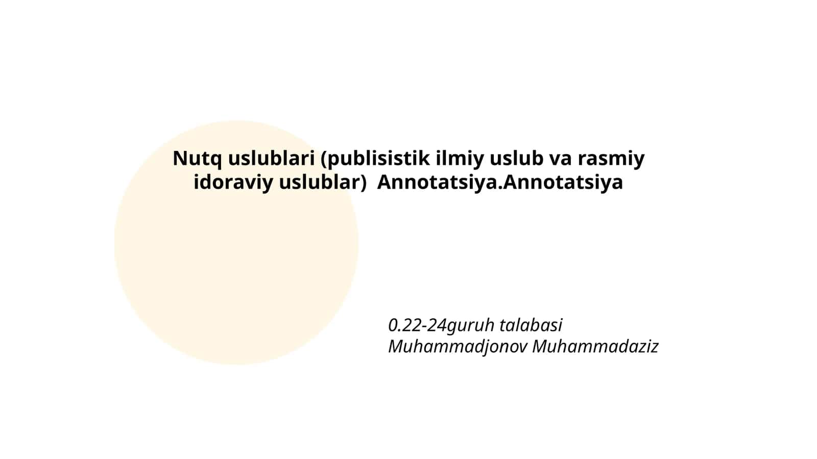 Nutq Uslublari 1