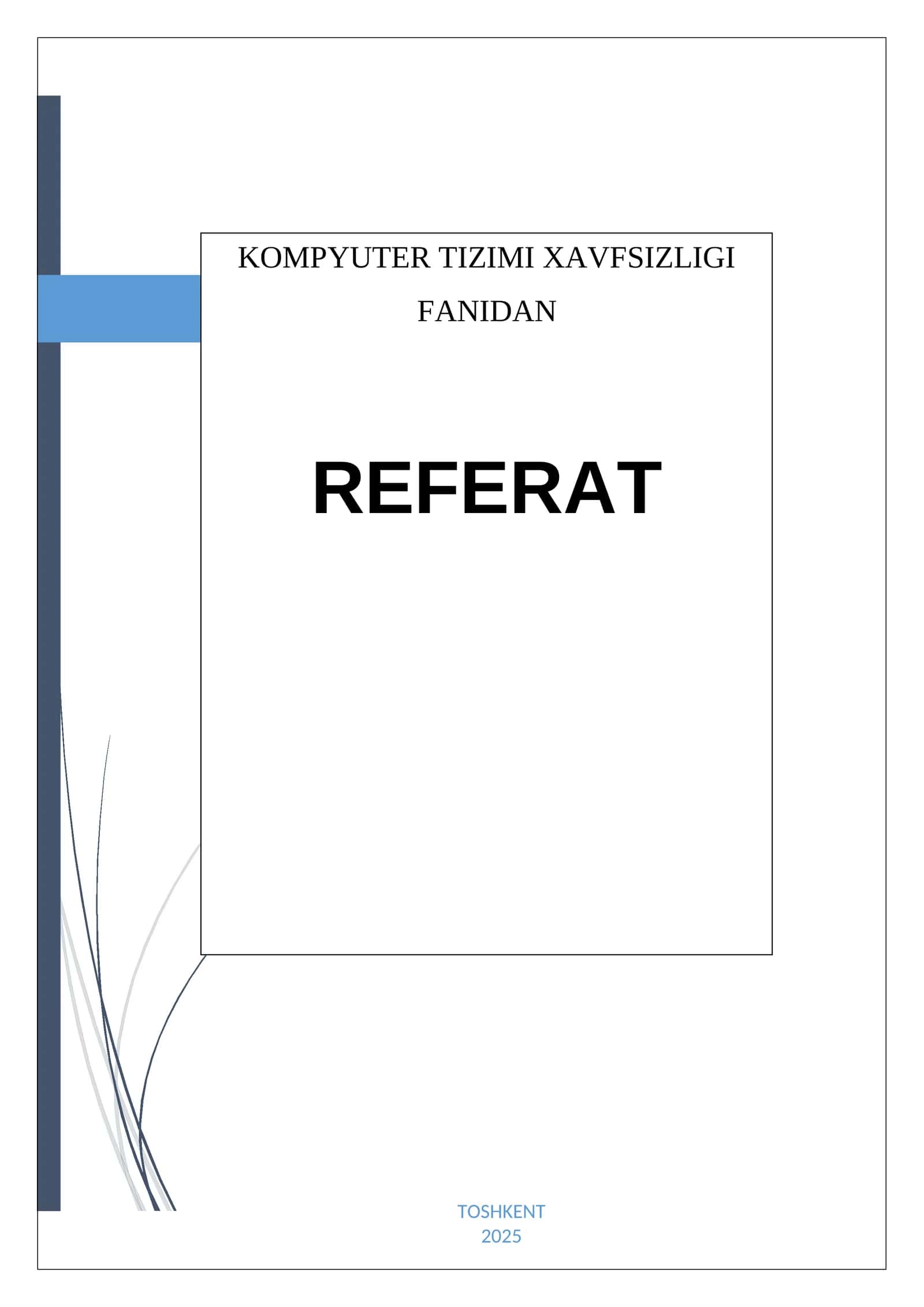 Tarmoqlararo ekranlarning turlari va funksiyalari hamda zamonaviy firewall’larning imkoniyatlari 1