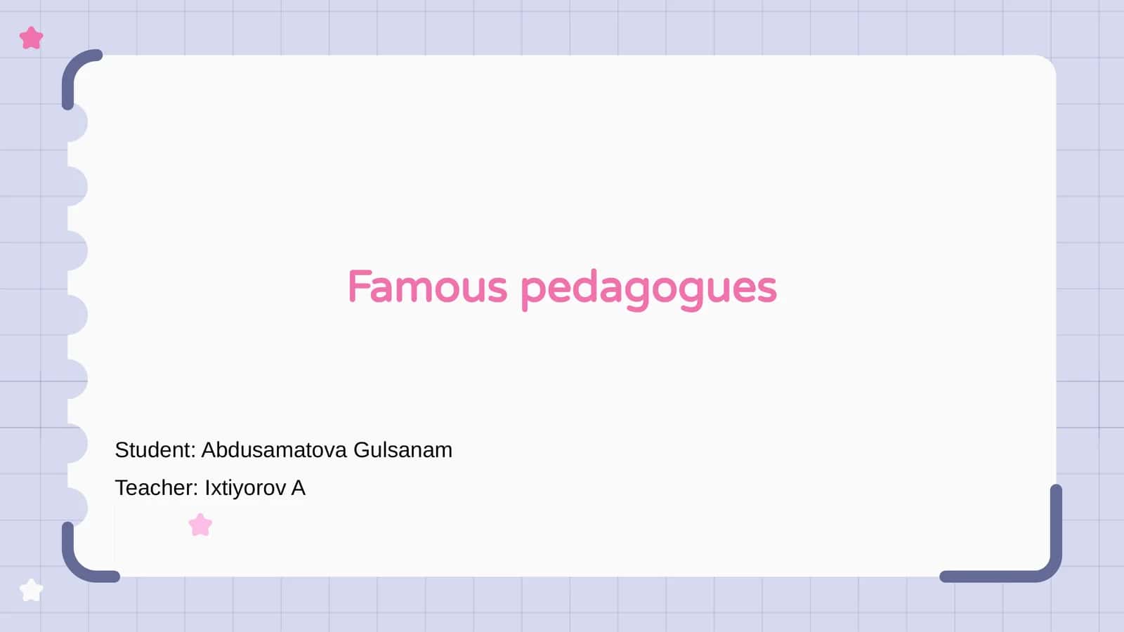 Mashhur pedagoglar 1