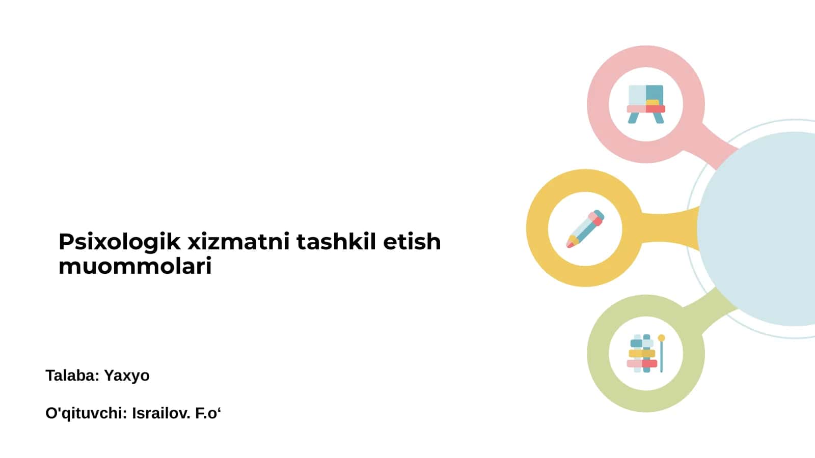 Psixologik xizmatlarni tashkil etish konseptsiyasi 1