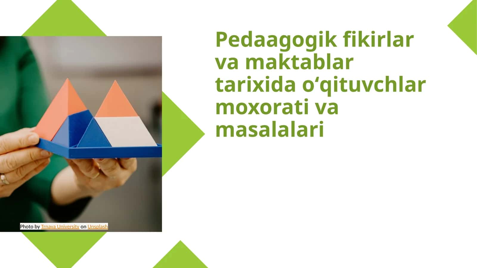Pedaagogik fikirlar va maktablar tarixida oʻqituvchlar moxorati va masalalari 1
