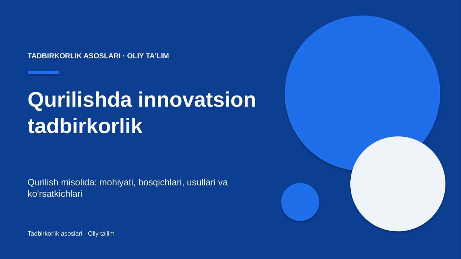 qurilishda innovatsion tadbirkorlik 7886 1