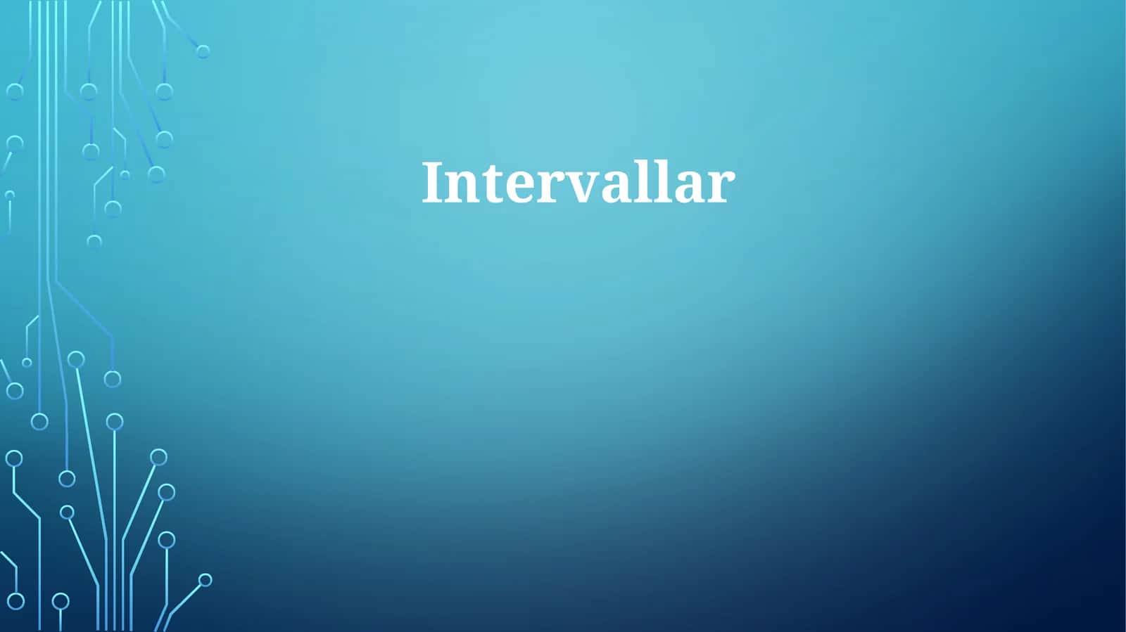 Intervallar 1