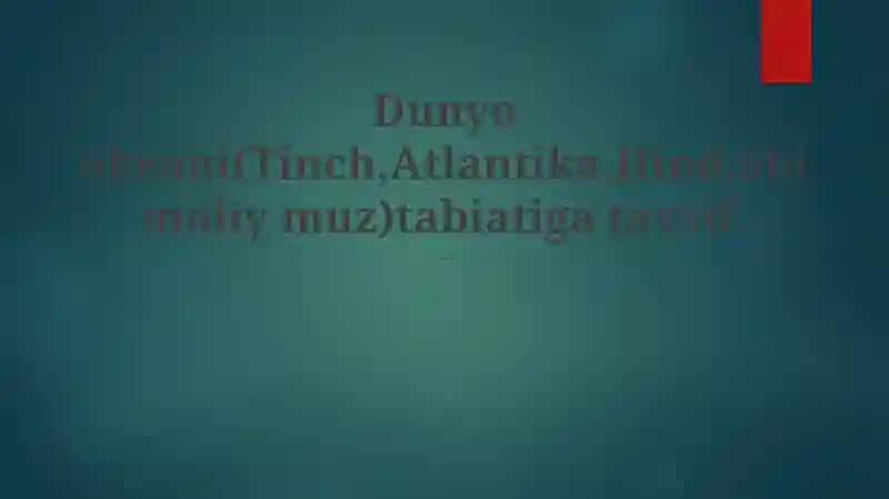 Dunyo okeani