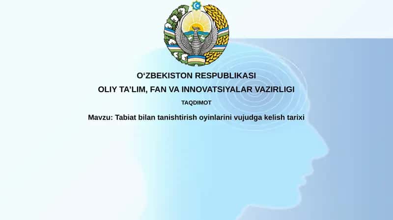 Tabiatni aks ettiruvchi o'yinlarning kelib chiqishi va evolyutsiyasi 1