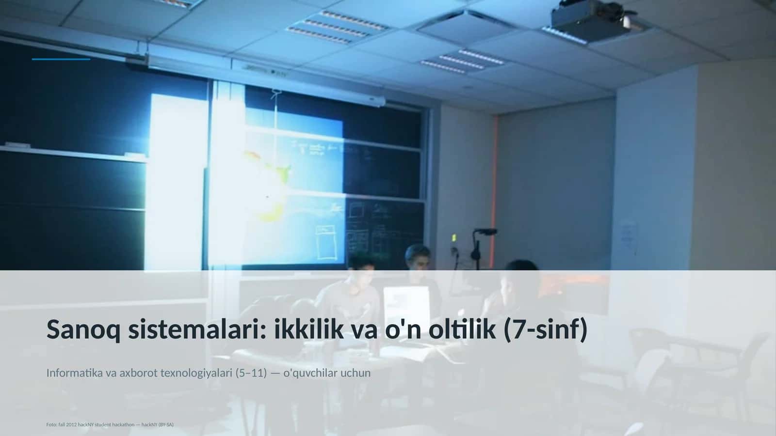 Informatika va axborot texnologiyalari (5–11) — o'quvchilar uchun 1
