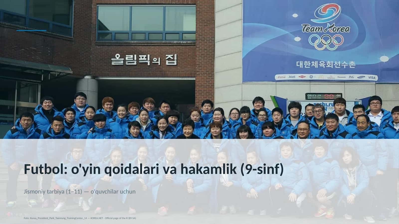 Futbol: o'yin qoidalari va hakamlik (9-sinf) 1