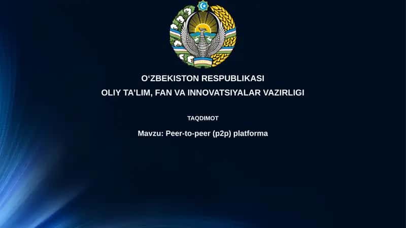 Peer-to-peer (p2p)platforma 1